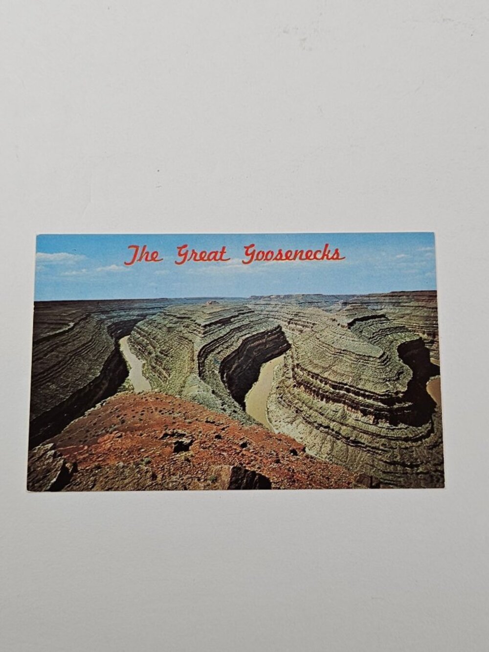The Great Goosenecks of the San Juan Near Mexican Hat Utah Postcard